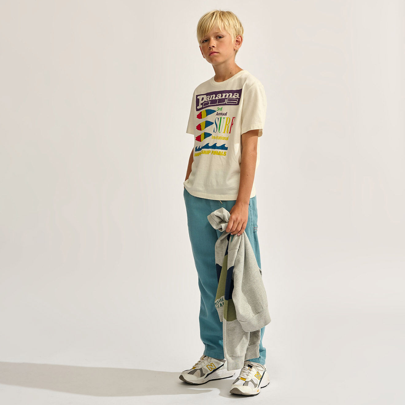 Bellerose T-Shirt Kenny imprimé blanc