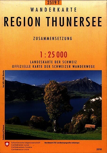 BUNDESAMT - 2519T REGION THUNERSEE ECHELLE 1 25 000