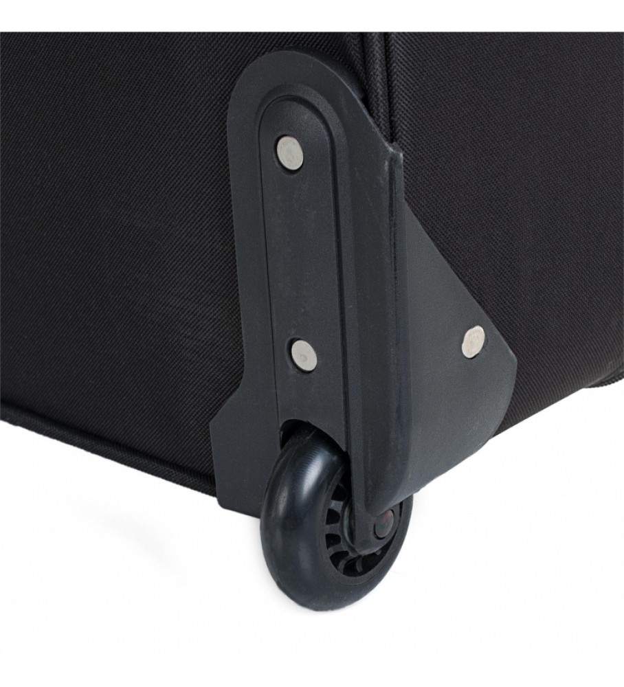 Mala de cabine ITACA com 2 rodas T71950 preta - 55x39x18cm -