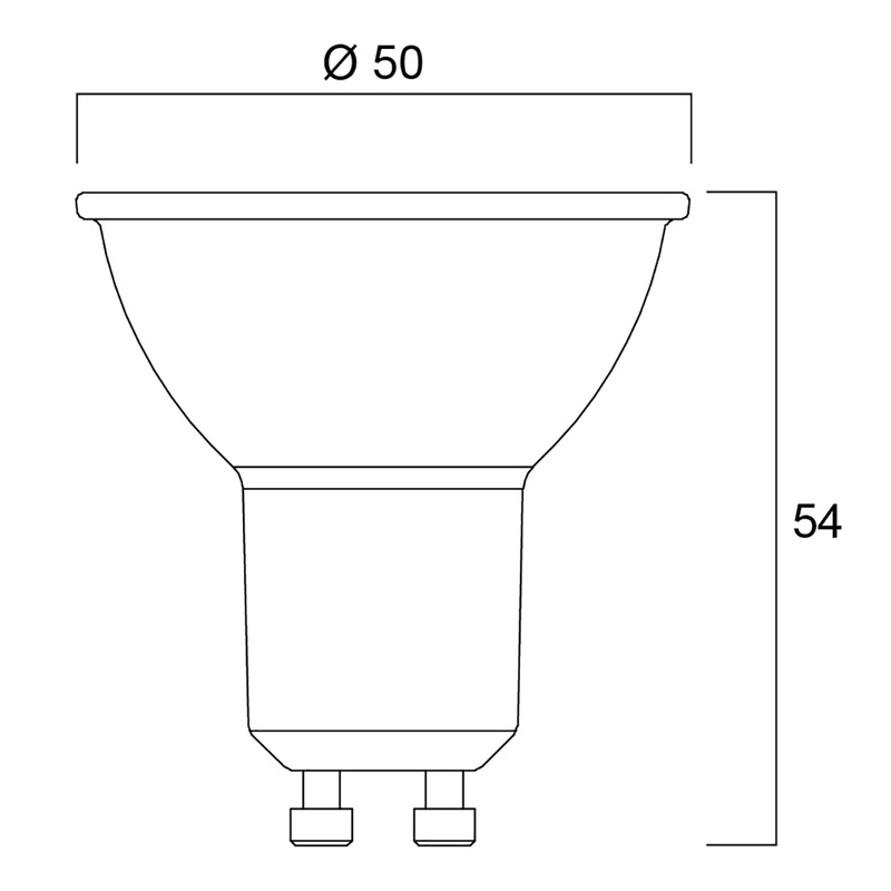 Sylvania Sylsmart Refled Retro GU10 4.5W 2000K-6500K Koelwit dimbaar