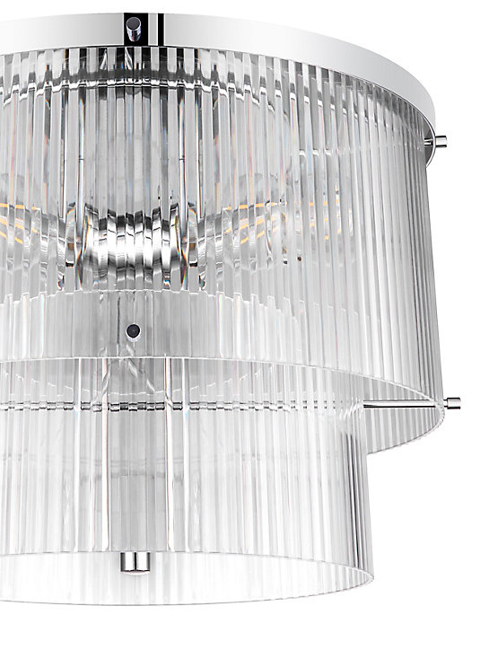 Plafonnier Rhyolit GoodHome E27 IP20 ⌀41,4cm argent