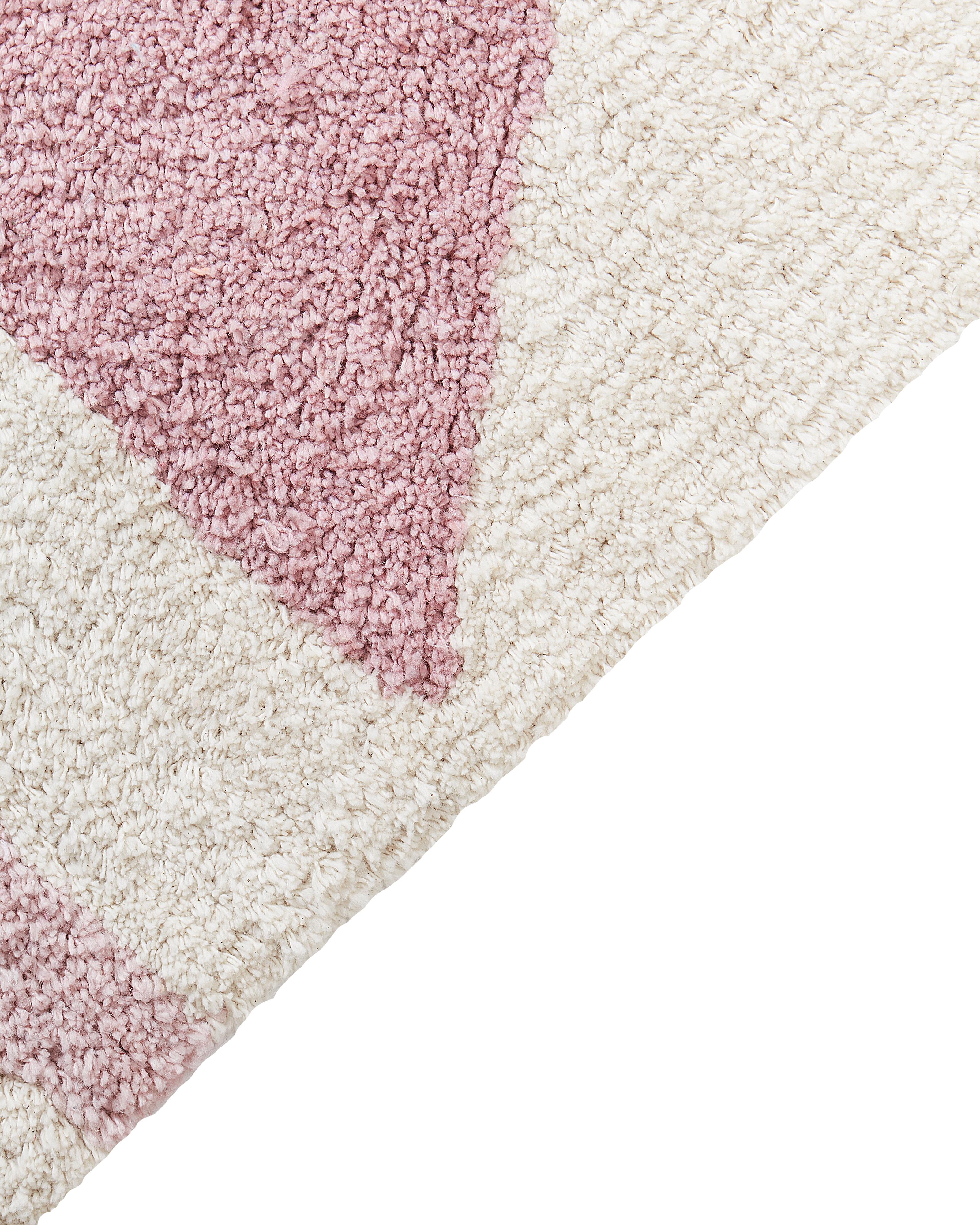 Kindervloerkleed ZAYSAN Roze 140 x 200 cm Katoen