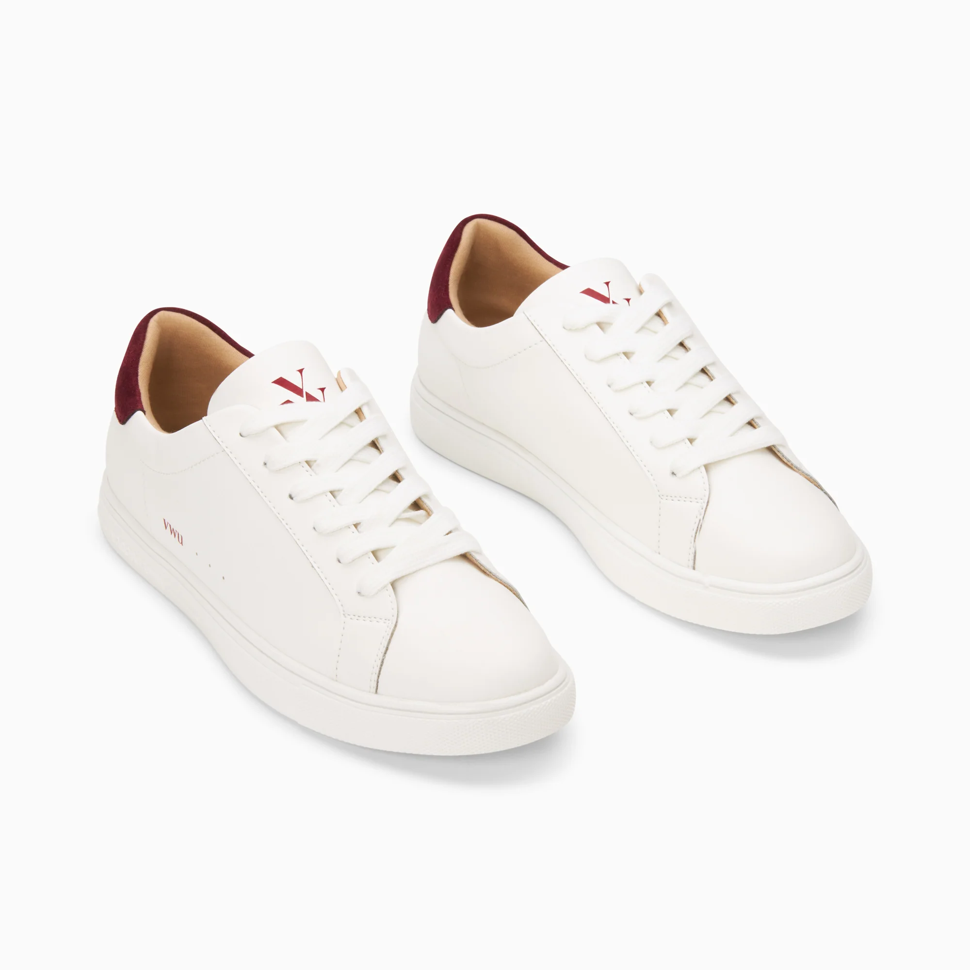Sneakers-Baskets Steph blanc et prune à lacets