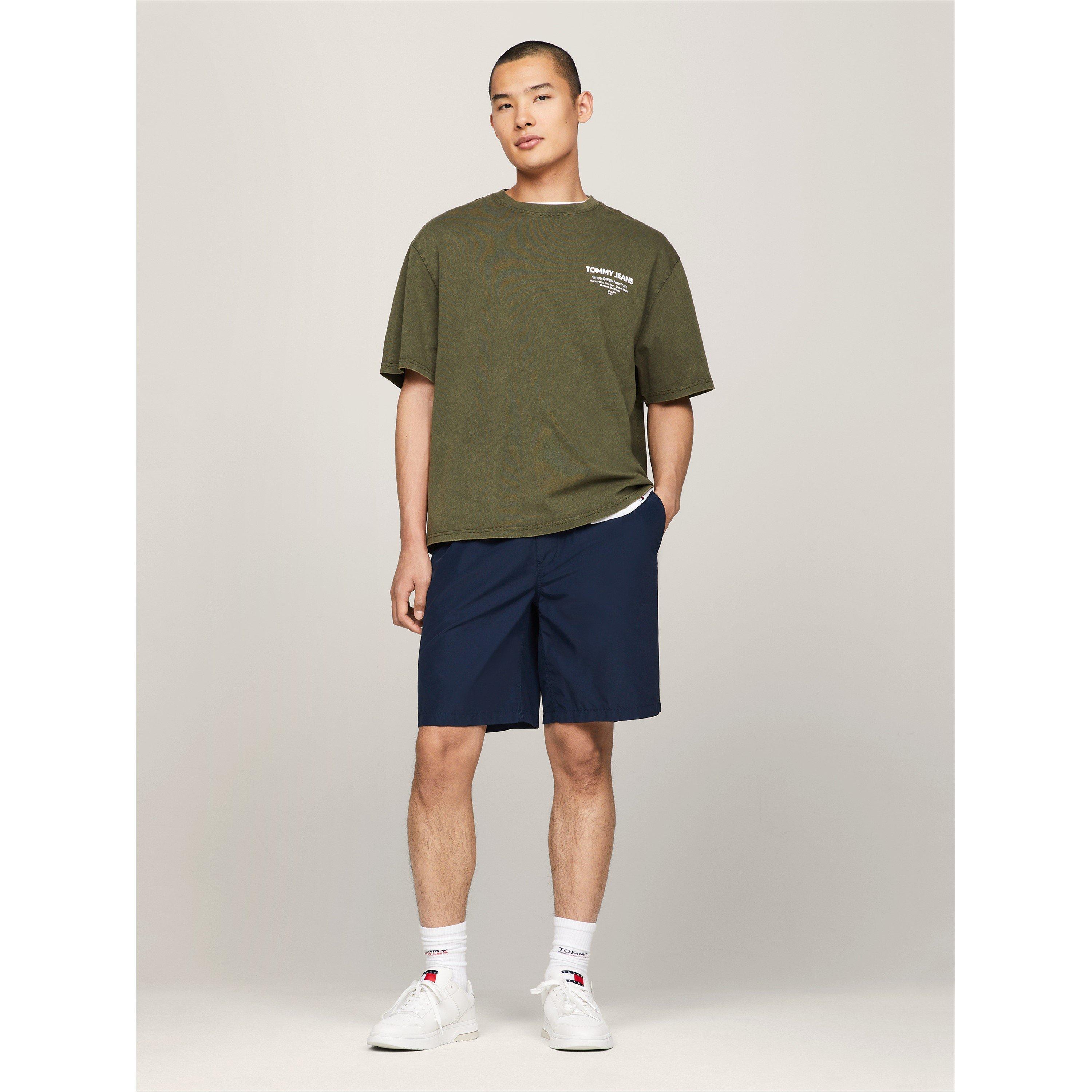 Tommy Jeans Washed Logo Regular Fit T Shirt