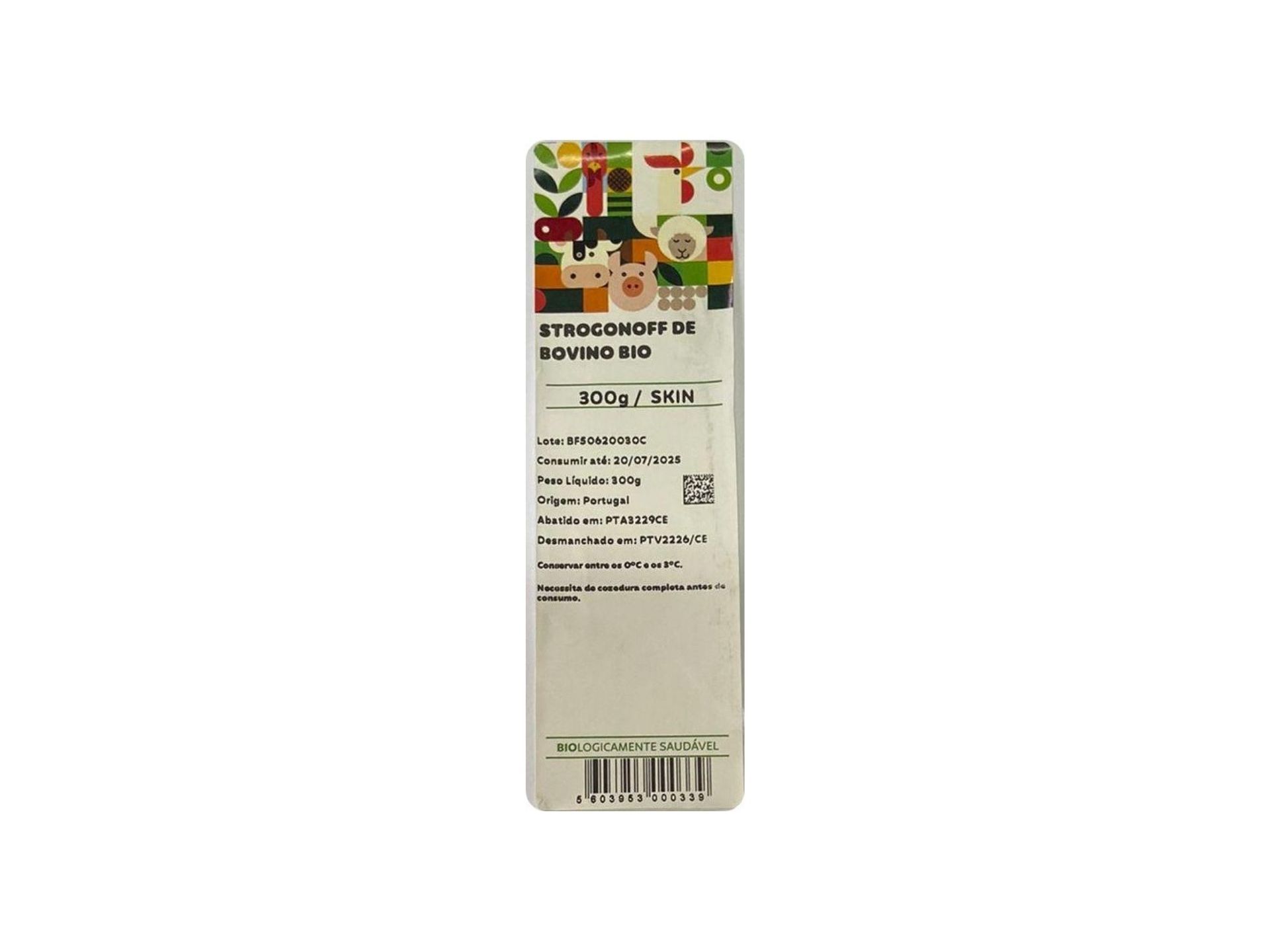 STROGONOFF DE BOVINO BIOLOGIC BIO 300 G