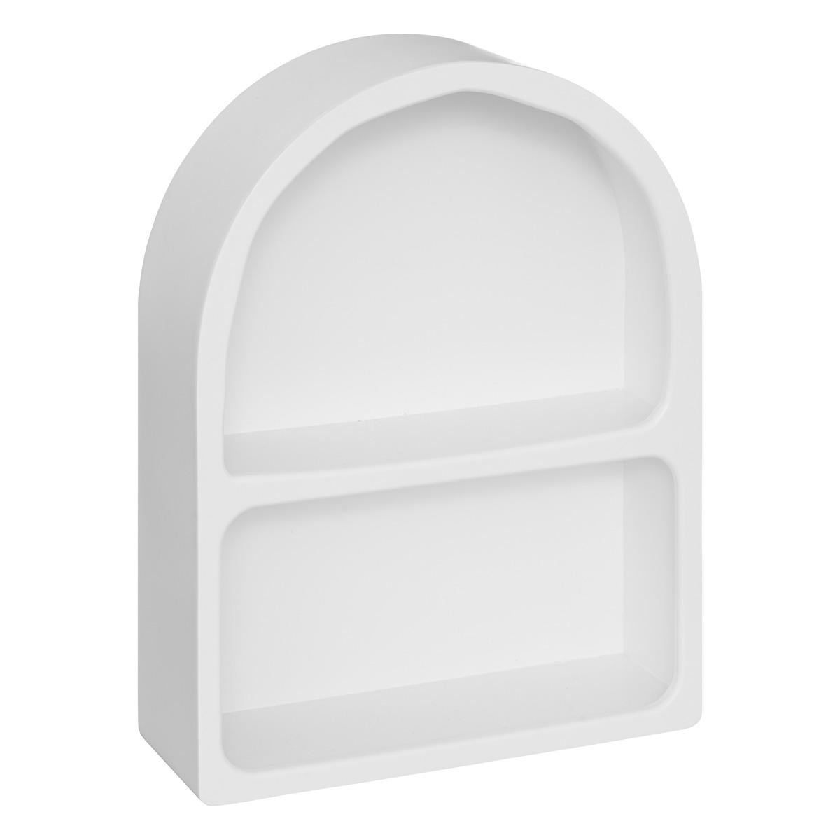 ETAGERE RIVI BLANC D.45X35CM