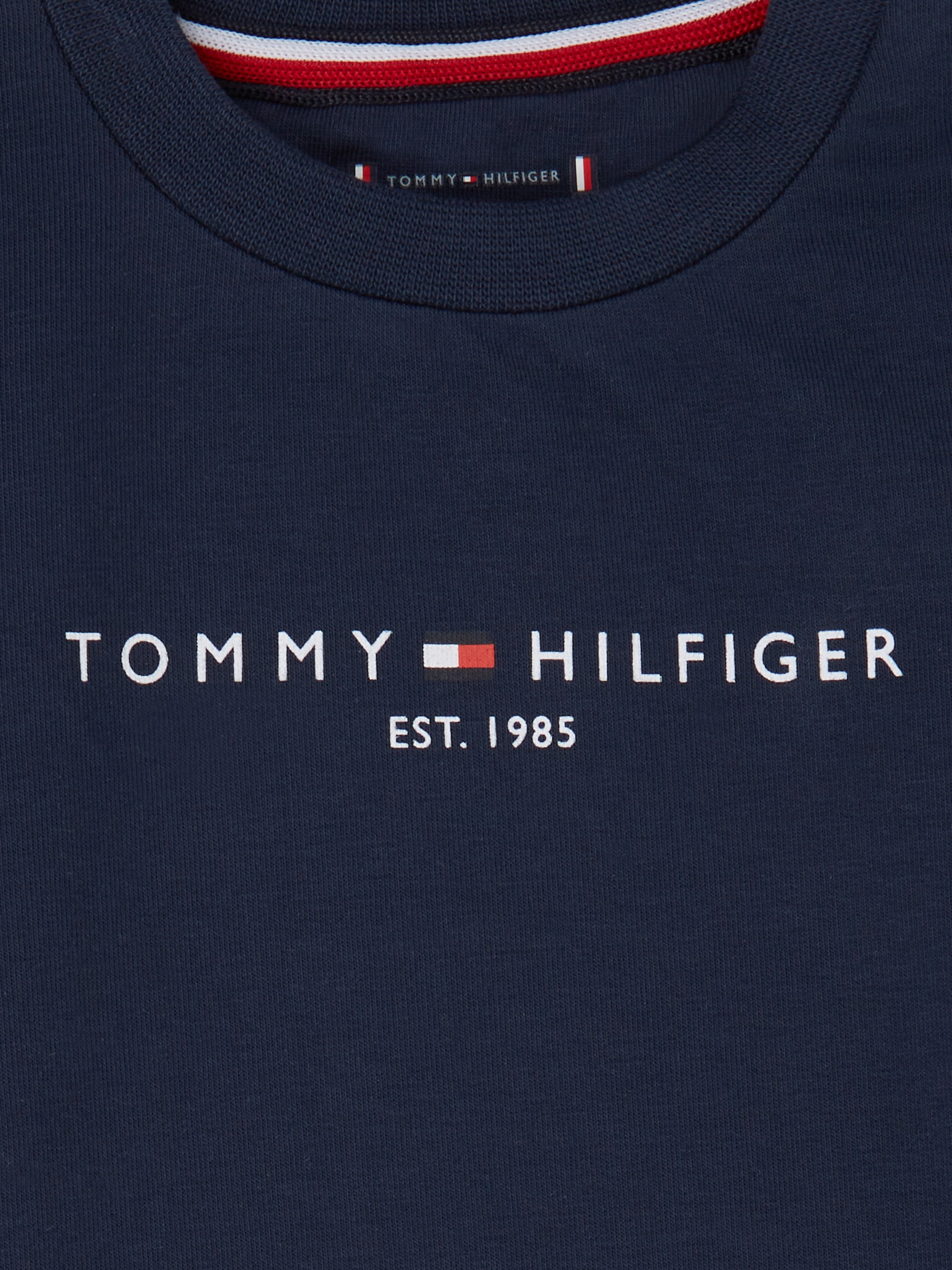 Tommy Hilfiger Shirt & Hose »BABY ESSENTIAL CREWSUIT« Set, 2er, 2 Stk.