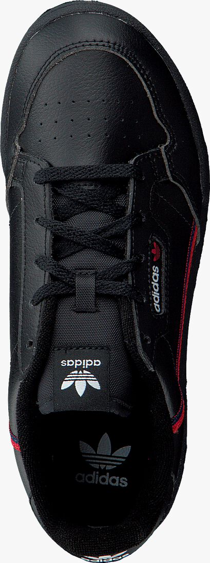 ADIDAS zwarte adidas lage sneakers continental 80 c