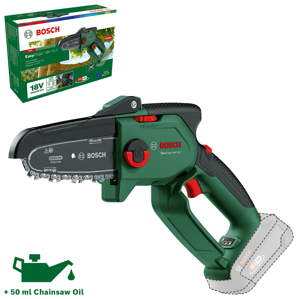 BOSCH Grenkædesav Easy 15 cm 18V