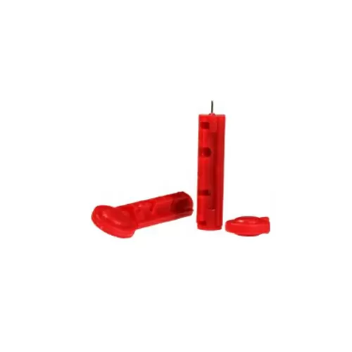 Vitrex SteriLance Soft Lancetter, Rød, Steril, 28G - 200 stk