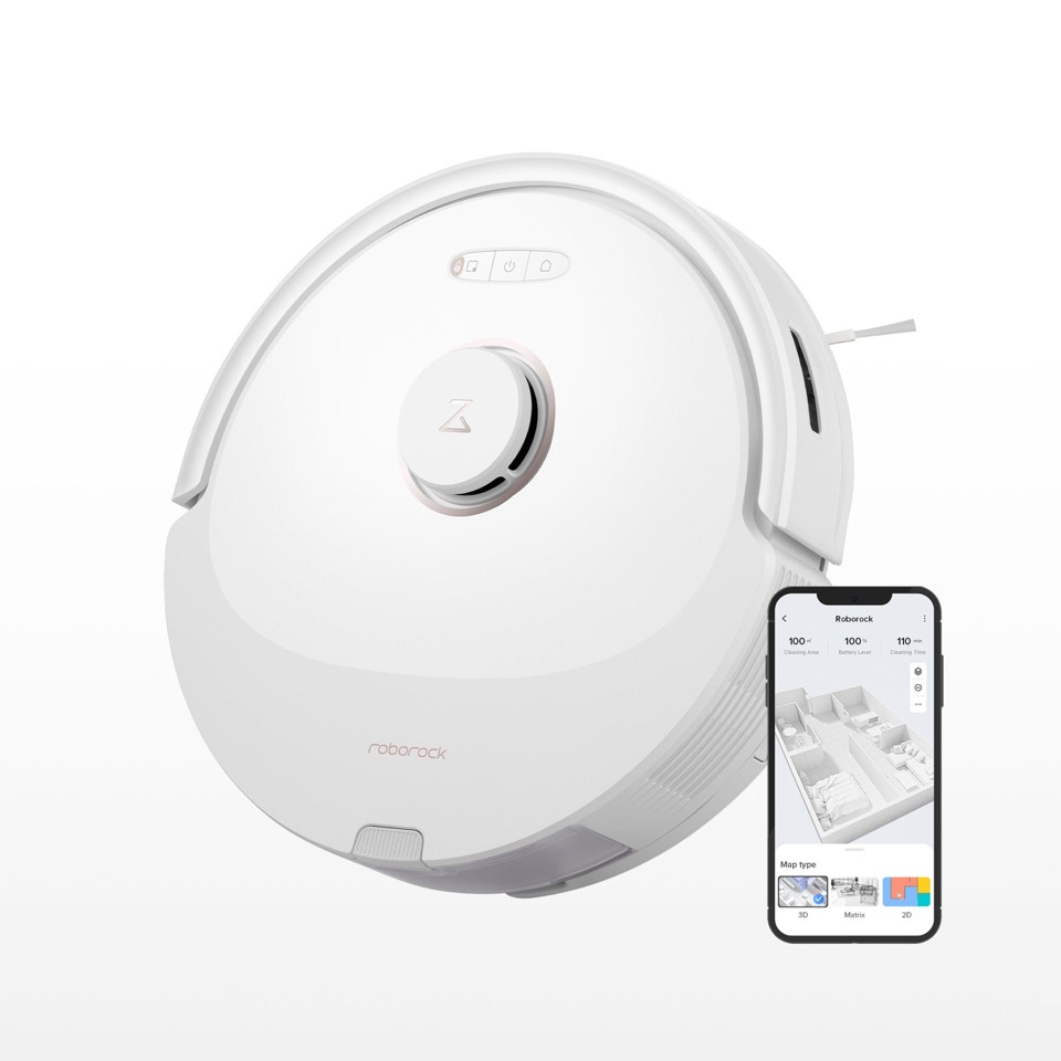 Roborock - Q8 MAX Robot Støvsuger - Hvid