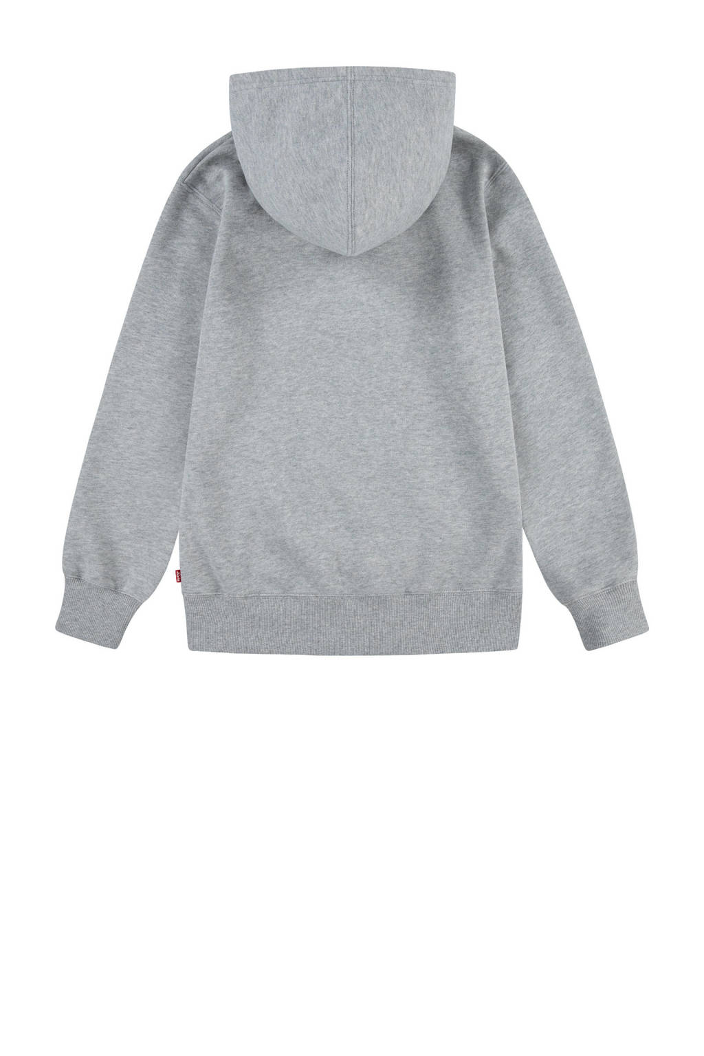 Levi's hoodie MONOGRAM met printopdruk en borduursels grijs melange