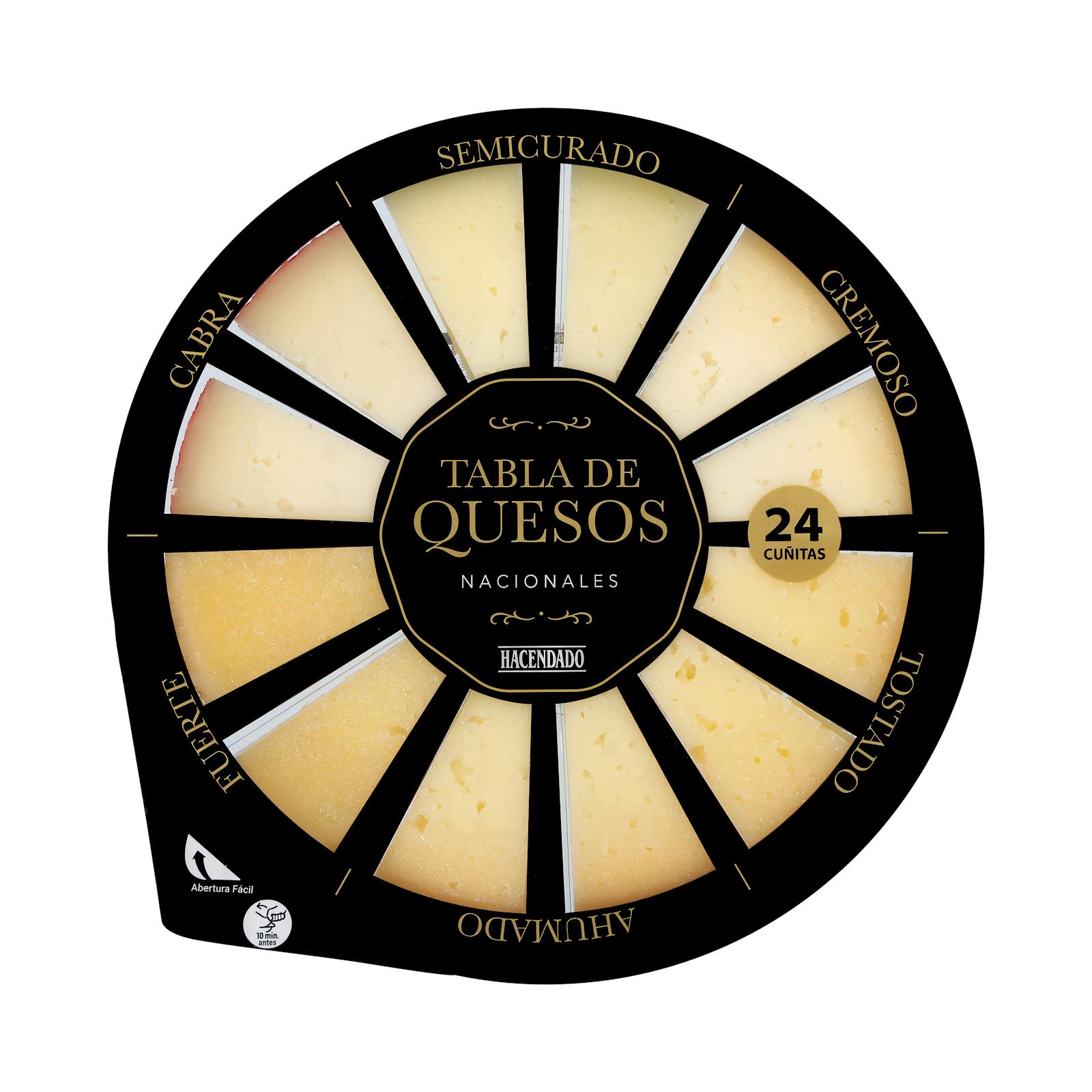 Plateau national de fromages Hacendado