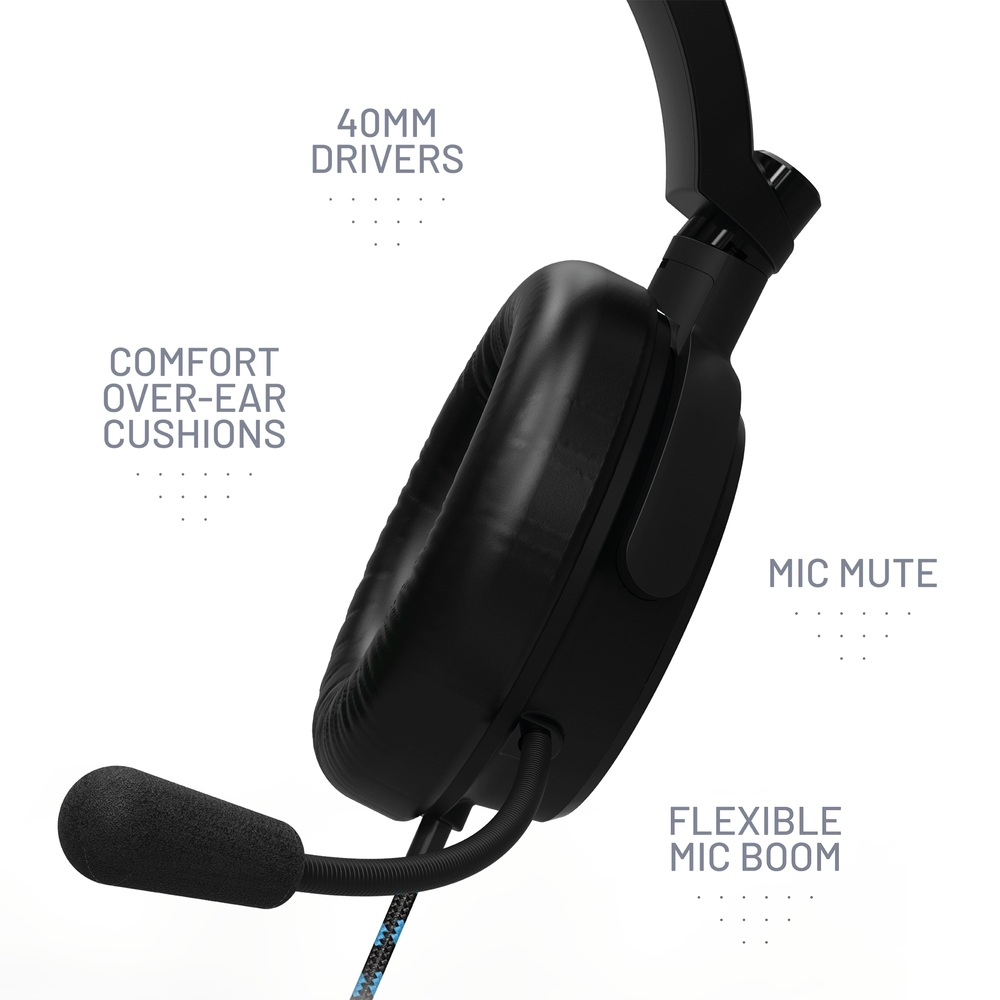 Stealth C6-100 Gaming-Headset für Xbox, PS4/PS5, Switch, PC & Mobilgeräte – Schwarz & Blau