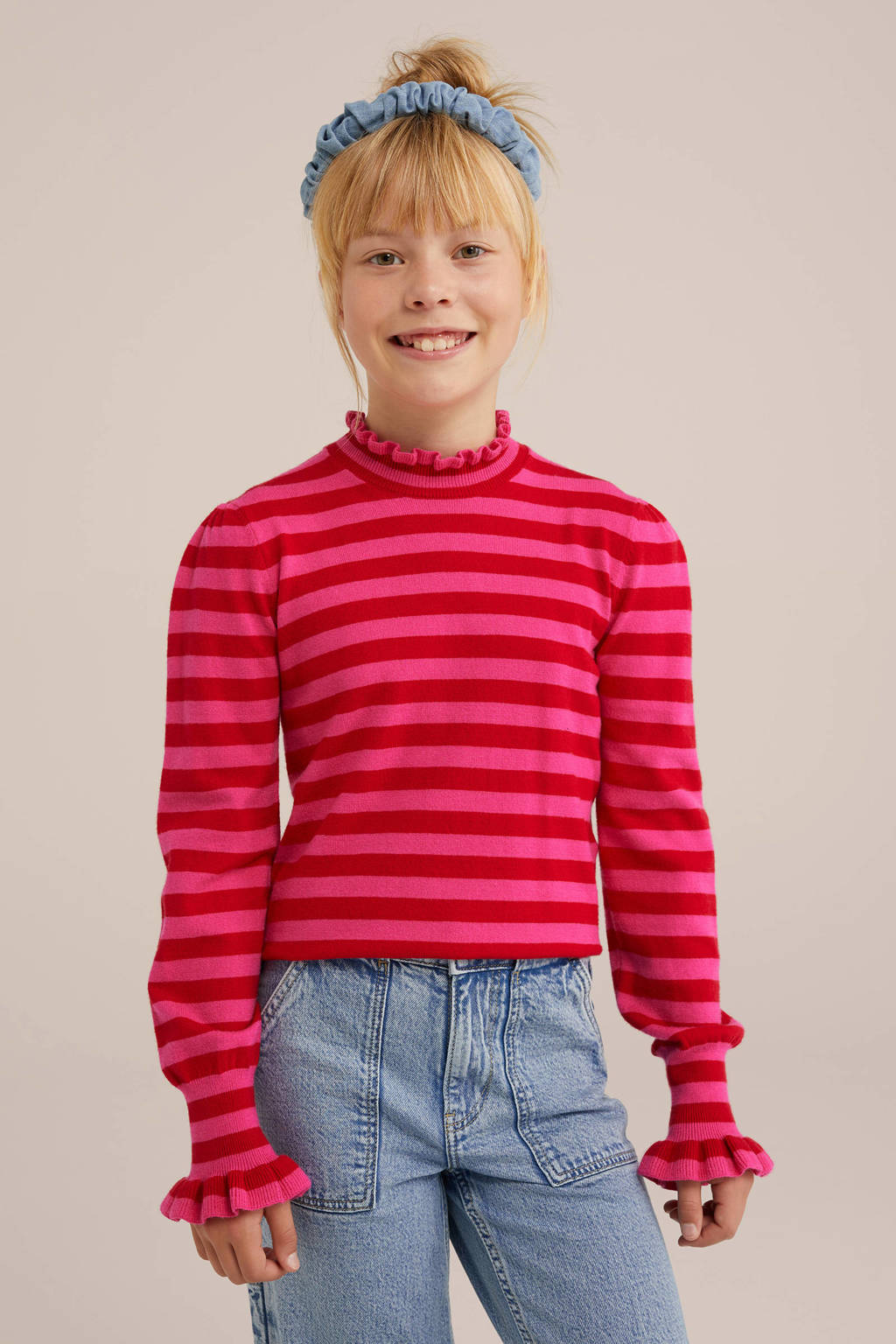 WE Fashion sweater roze