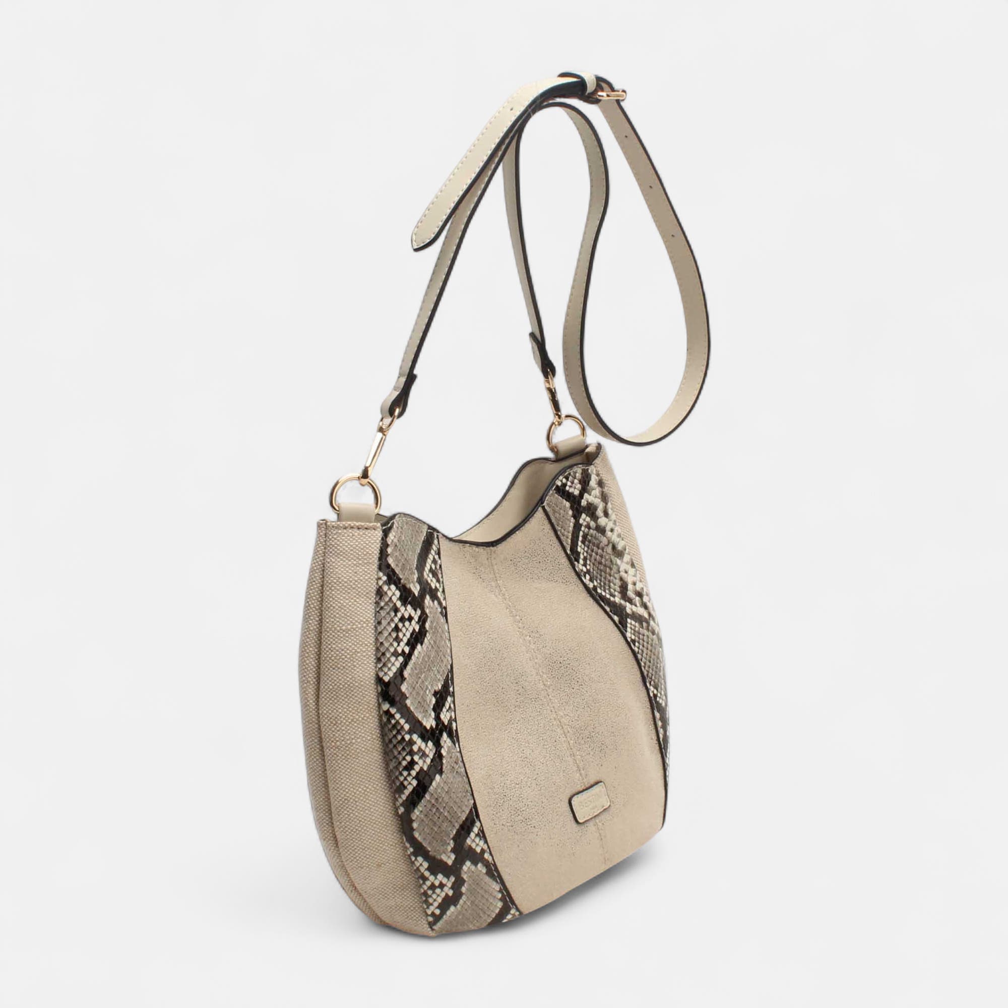 Sac bandoulière or