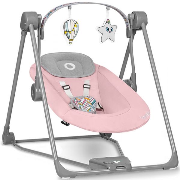 Lionelo Espreguiçadeira Otto Pink Baby