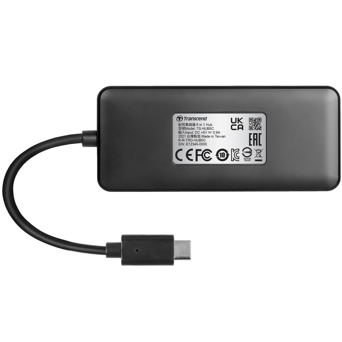 Transcend 6-i-1 USB-C-hub