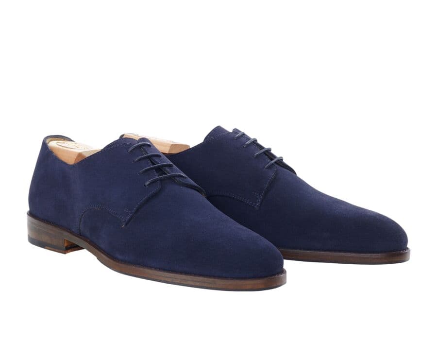 Derbies homme Velours Marine - DOVER II PATIN