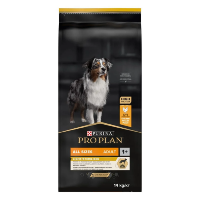 Croquettes chien - Pro Plan All Size Adult Light/Sterilised
