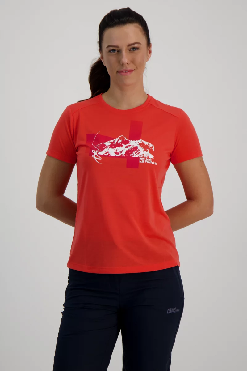 Jack Wolfskin Vonnan Graphic Damen T-Shirt