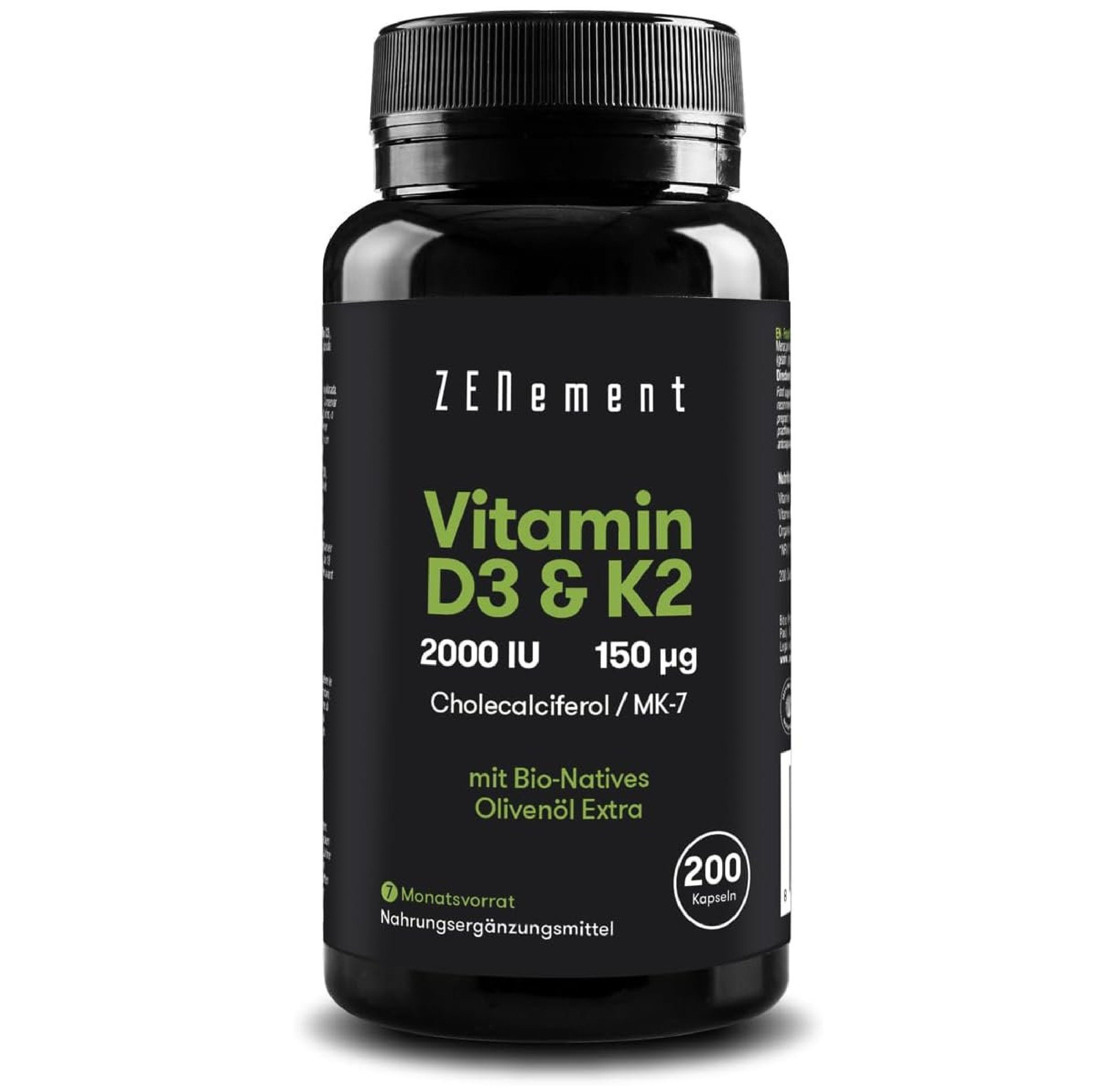 Zenement Vitamin D3 + K2 Kapseln