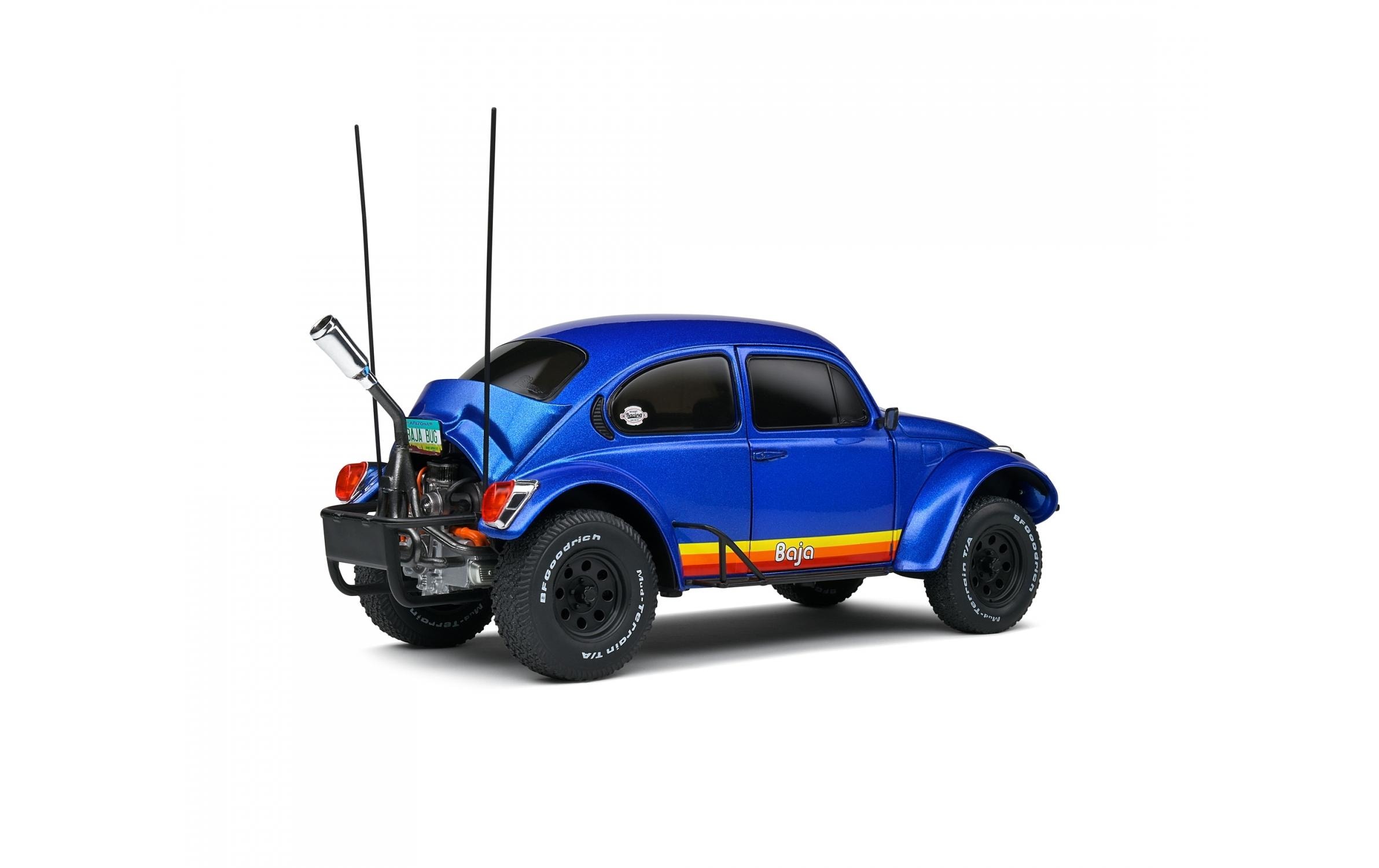 VW Beetle Baja Blau Metallic, 1:18Detailgetreues Modellauto für Sammler im Massstab 1:18