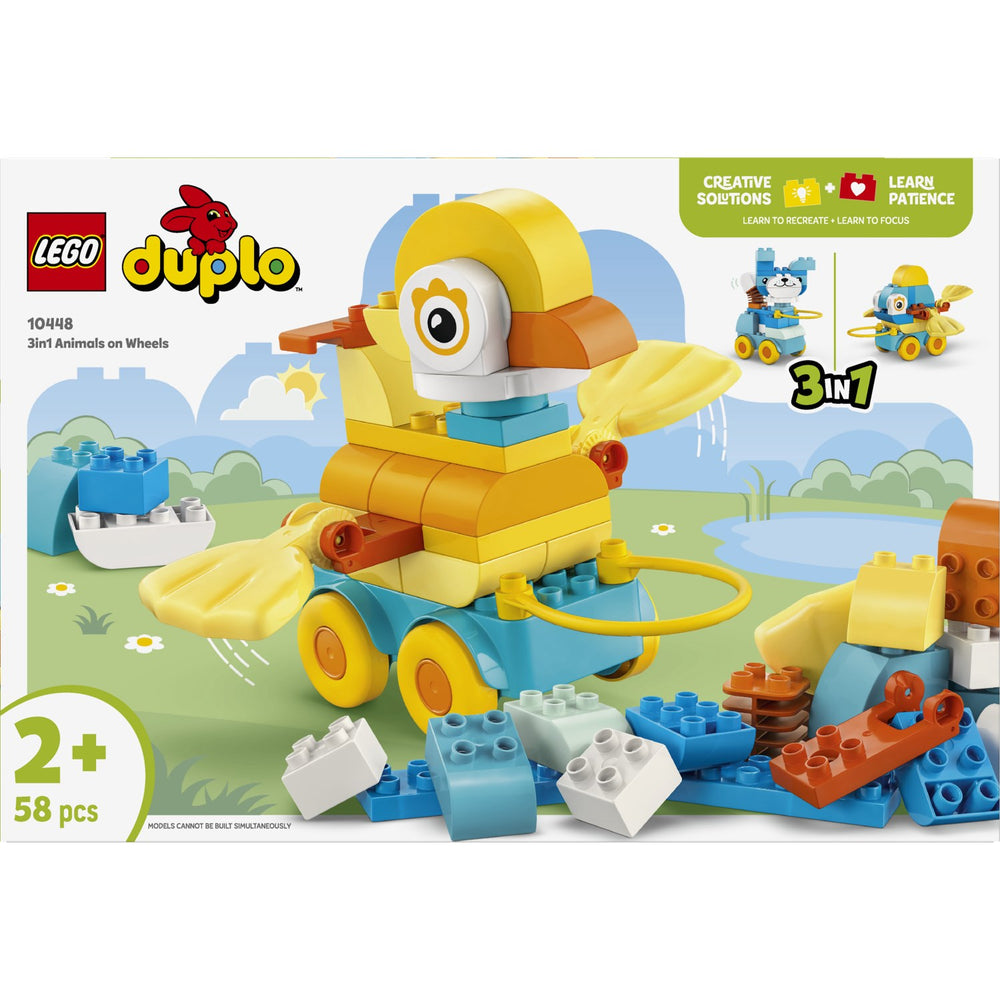 Køb LEGO® DUPLO Town - 3-i-1-dyr På Hjul 10448