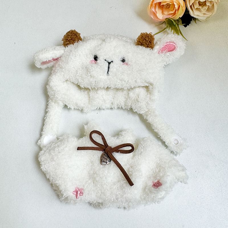 Masoom - Schapencape Poppenkleertjes - 17cm