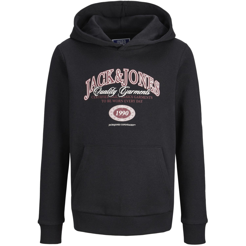 Køb Jack & Jones Junior Black Jjari Branding Sweat Hætte Jnr