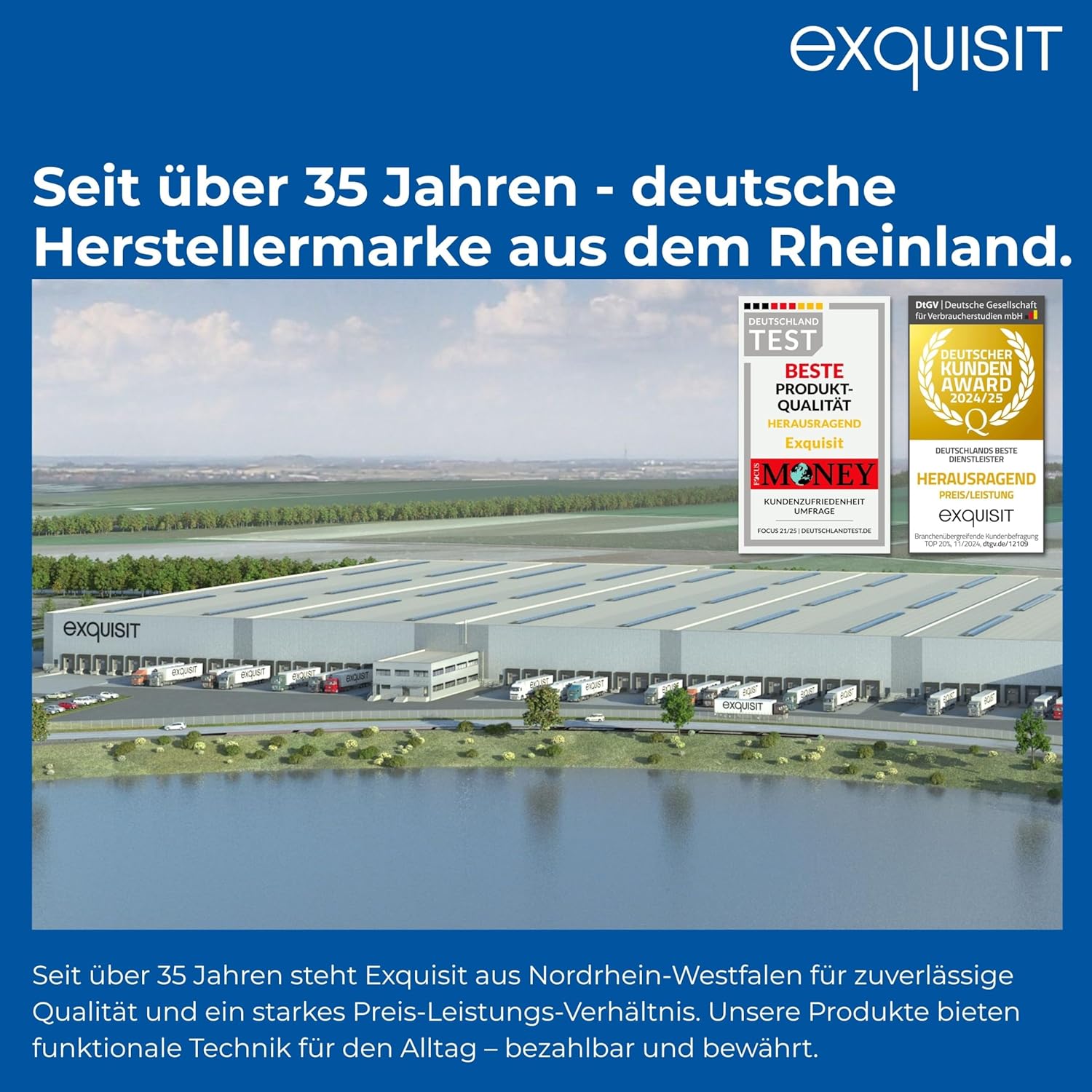 Exquisit START Einbaugeschirrspüler 45 cm, Teilintegriert, 9 Maßgedecke, 9 Liter, Startzeitvorwahl, ECO-Modus, EGSP51009-EB-030E inox