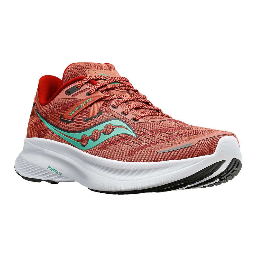 Saucony GUIDE 16 - Chaussures running Femme soot/sprig