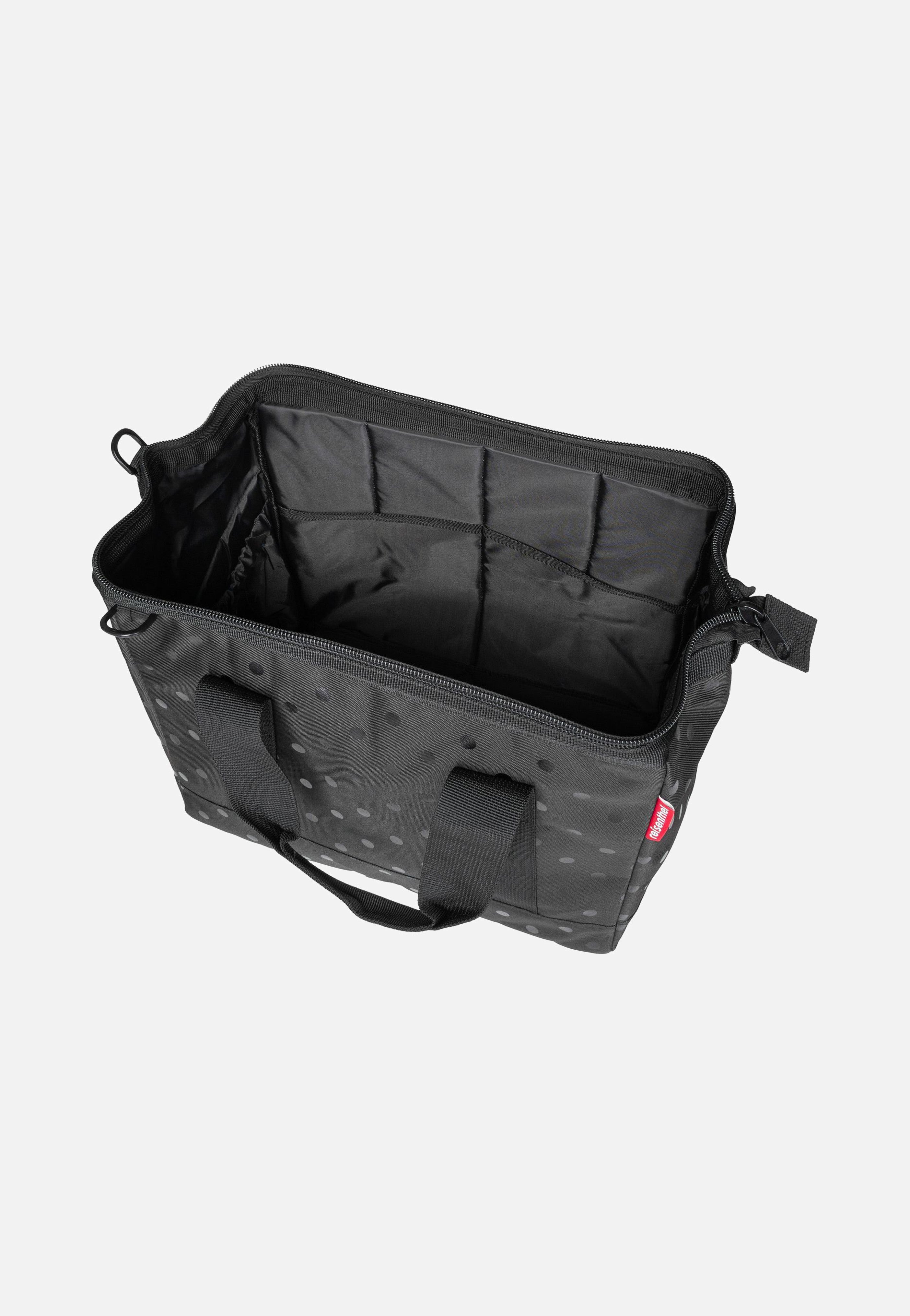 allrounder M Glossy Dots Black - Dufflebag
