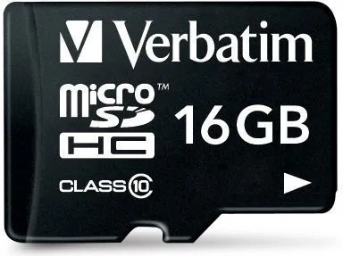 Verbatim - Flashhukommelseskort (microSDHC til SD adapter inkluderet) - 16 GB - Class 10 - microSDHC
