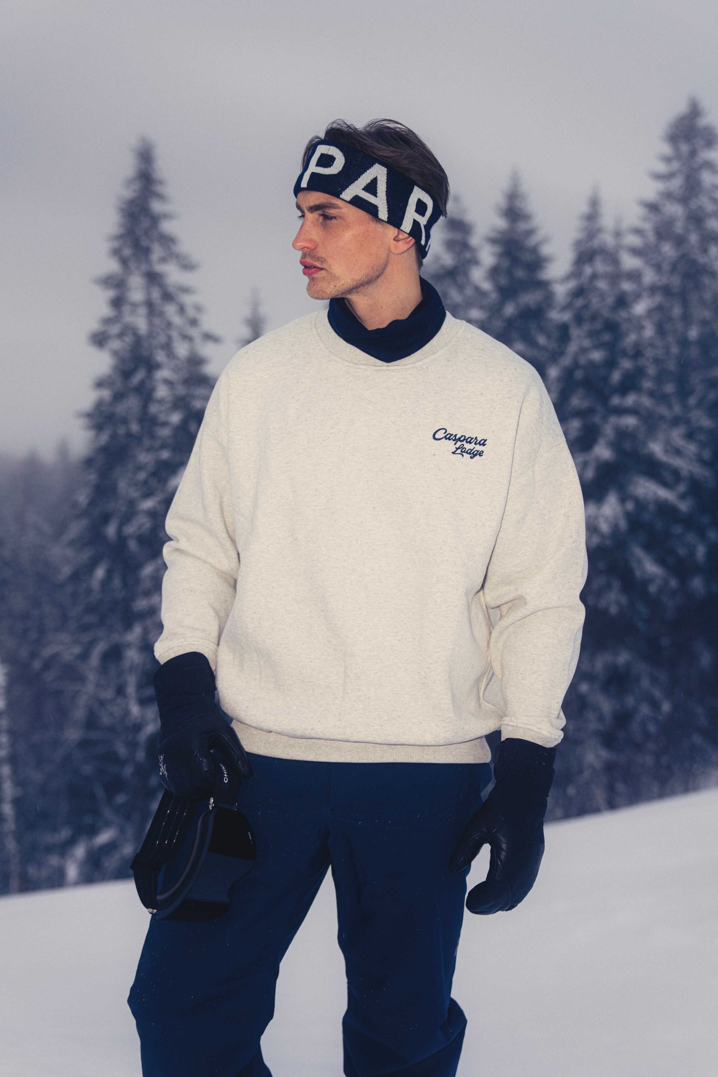 Lodge Crewneck Herre 001/Grey Melange