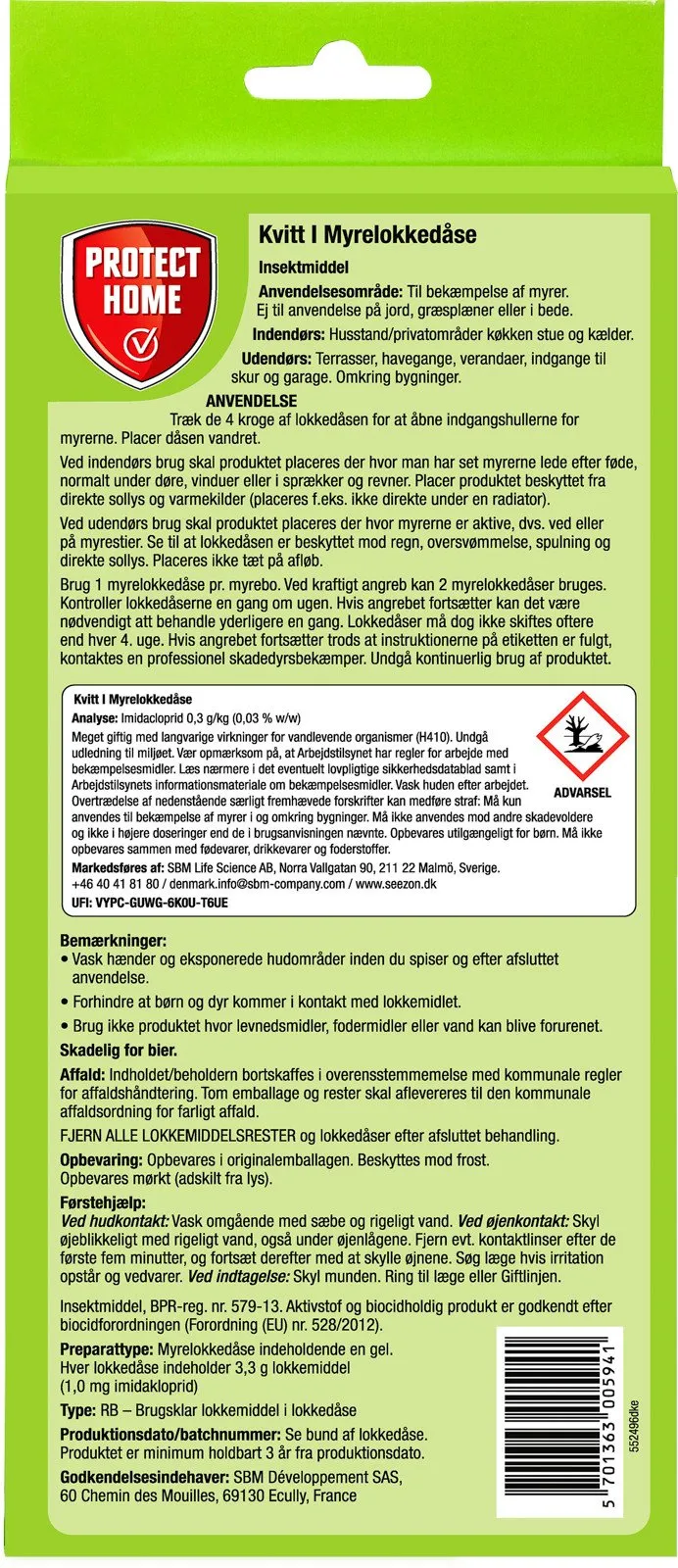 Kvitt® I Myrelokkedåse - 2 stk