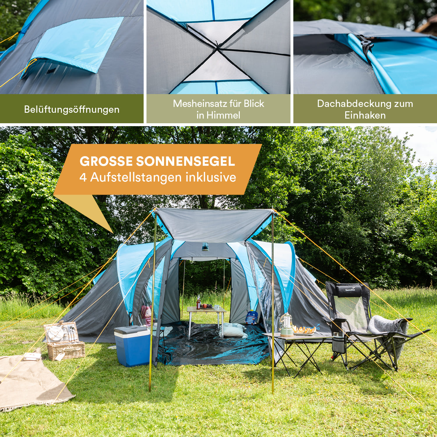 Skandika Hammerfest 6 Plus Tent