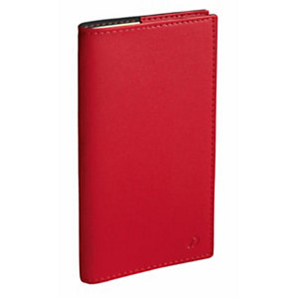Quo Vadis Agenda semainier à spirales PLANORIZON SOHO - 8,8 x 17 cm - Rouge - Décembre 2025 à Décembre 2026