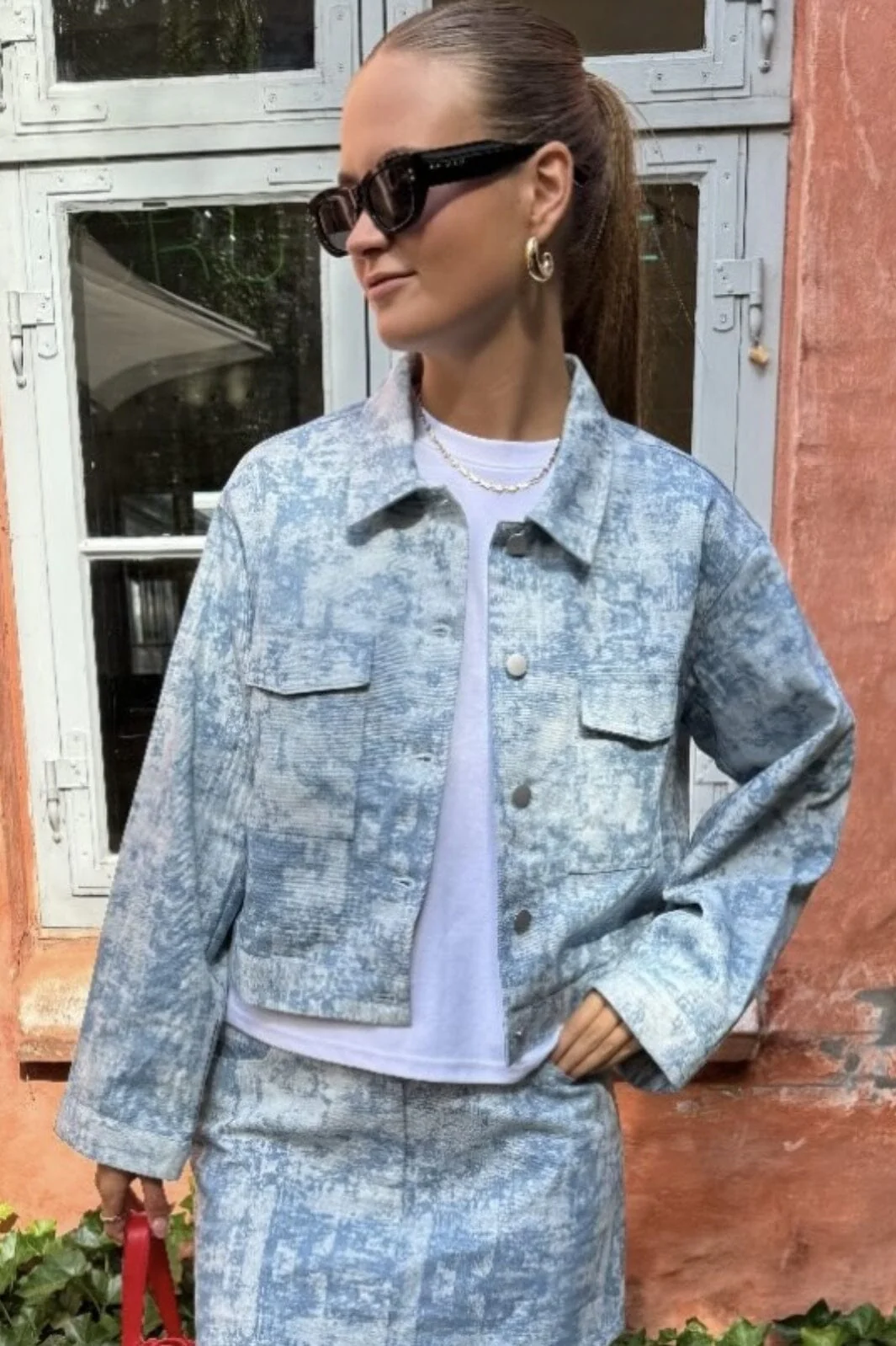 Pieces Pcjill Ls Denim Jacket Jit