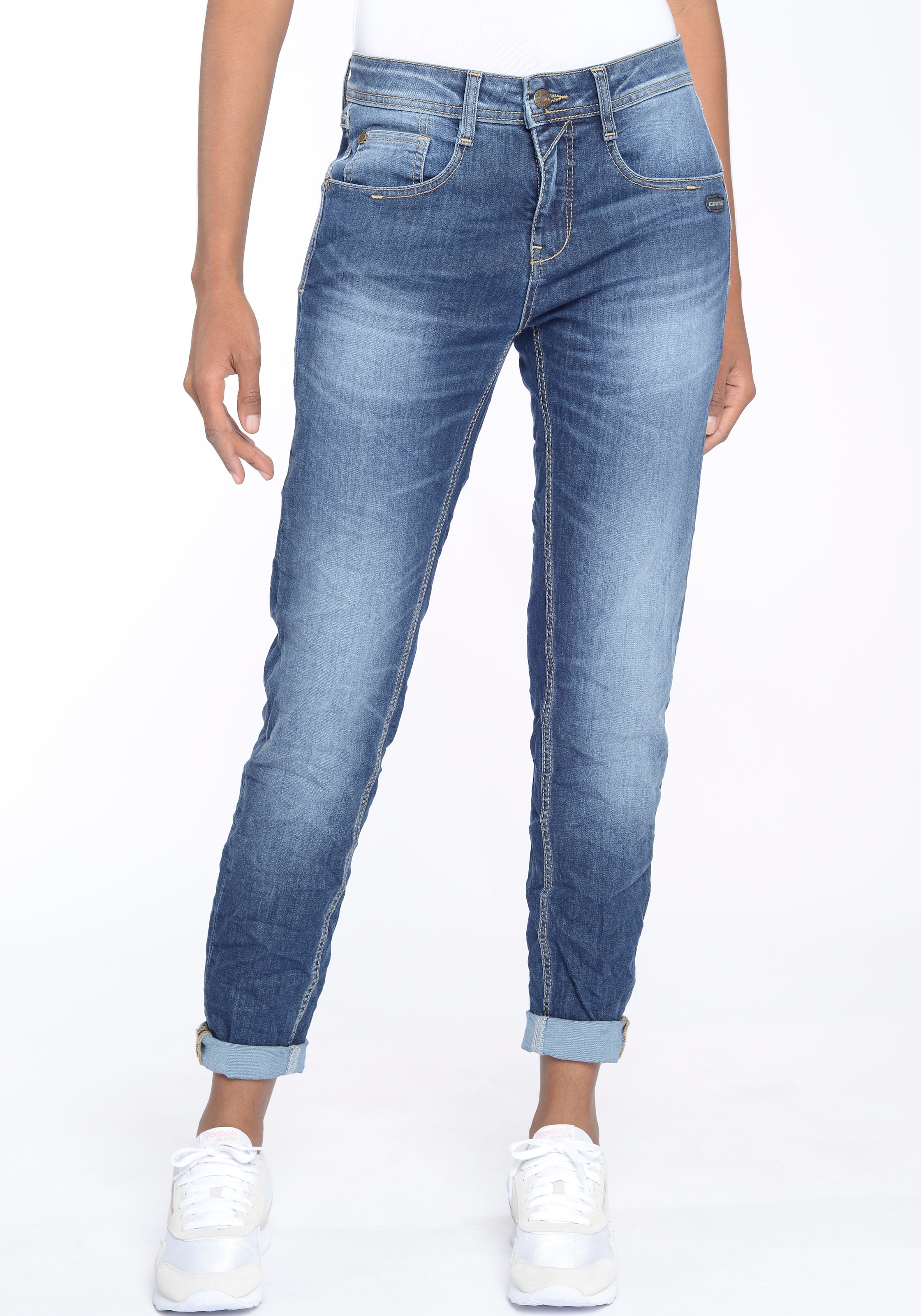 GANG Relax-fit-Jeans »94AMELIE« perfekter Sitz durch Elasthan-Anteil