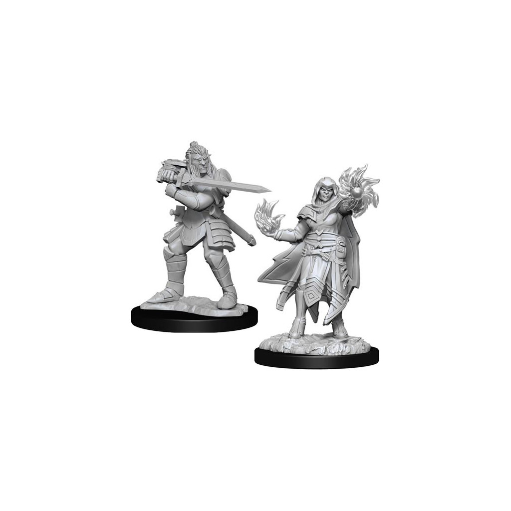 D&D Nolzur's Marvelous Unpainted Miniatures: Male Hobgoblin Fighter & Female Hobgoblin Wizard