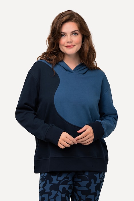 Hoodie, Colorblocking, Kapuze, Langarm, Biobaumwolle