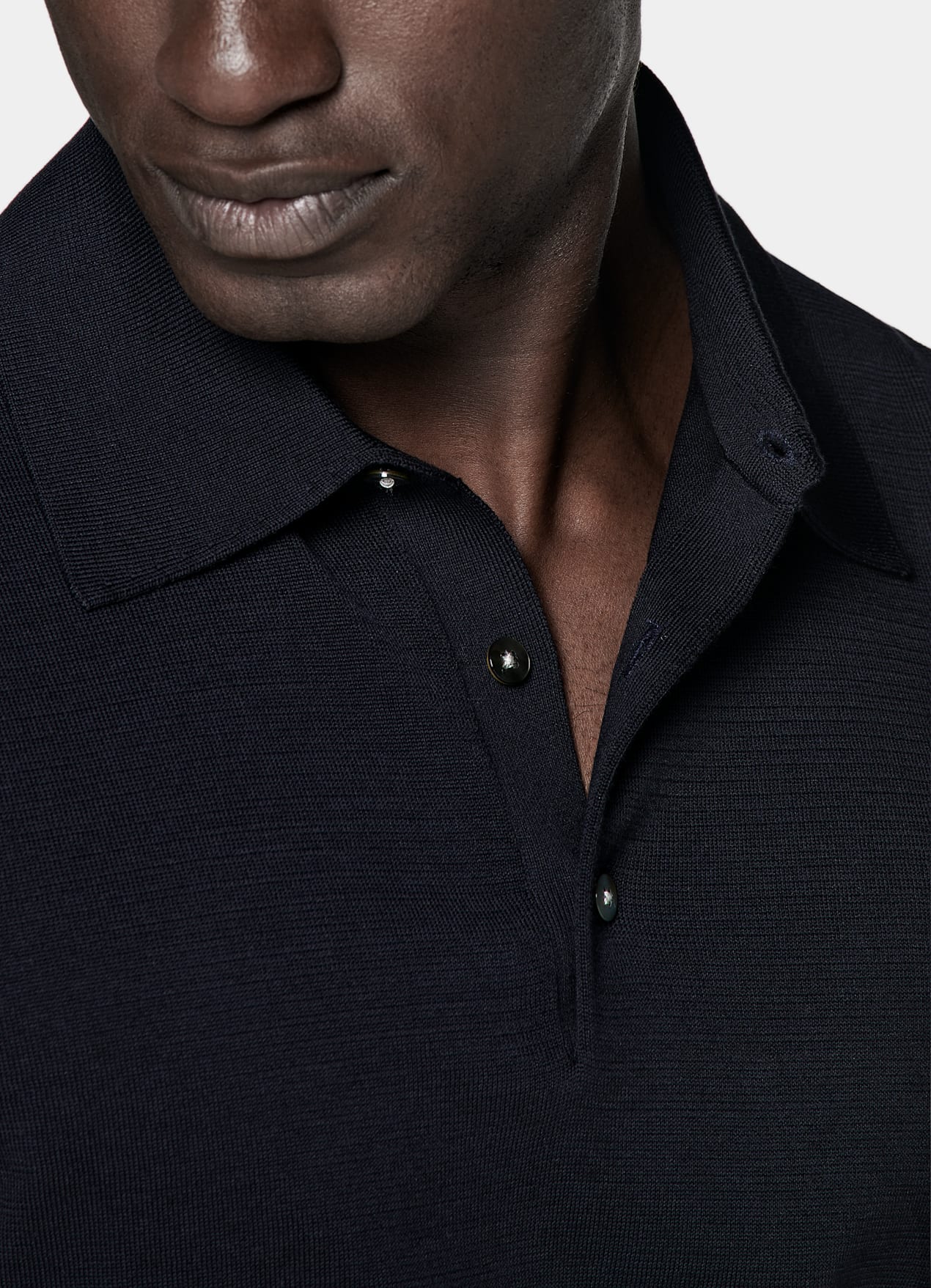 Polo bleu marine