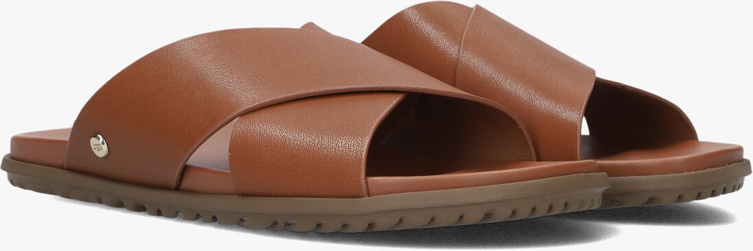 UGG cognac ugg slippers w solivan crossband