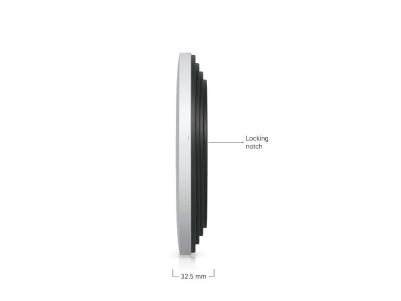 Ubiquiti Access Point UniFi U7 Pro XGS Weiss An der Decke montierter 8-Stream WiFi 7 AP mit dediziertem Spektralscan-Funkgerät und 10/5/2.5/1 GbE-Unterstützung