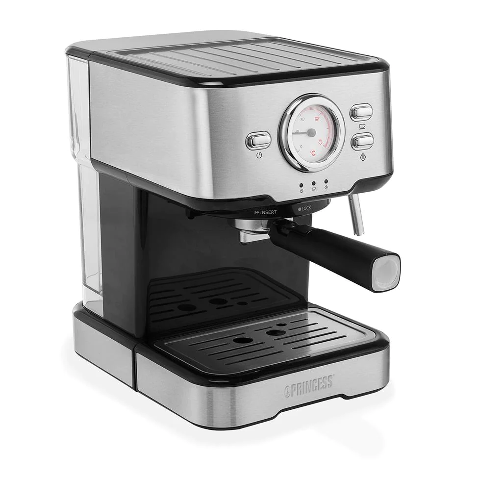 machine à expresso et à capsules de 1,5L et de 20 bars 1100W gris Prin