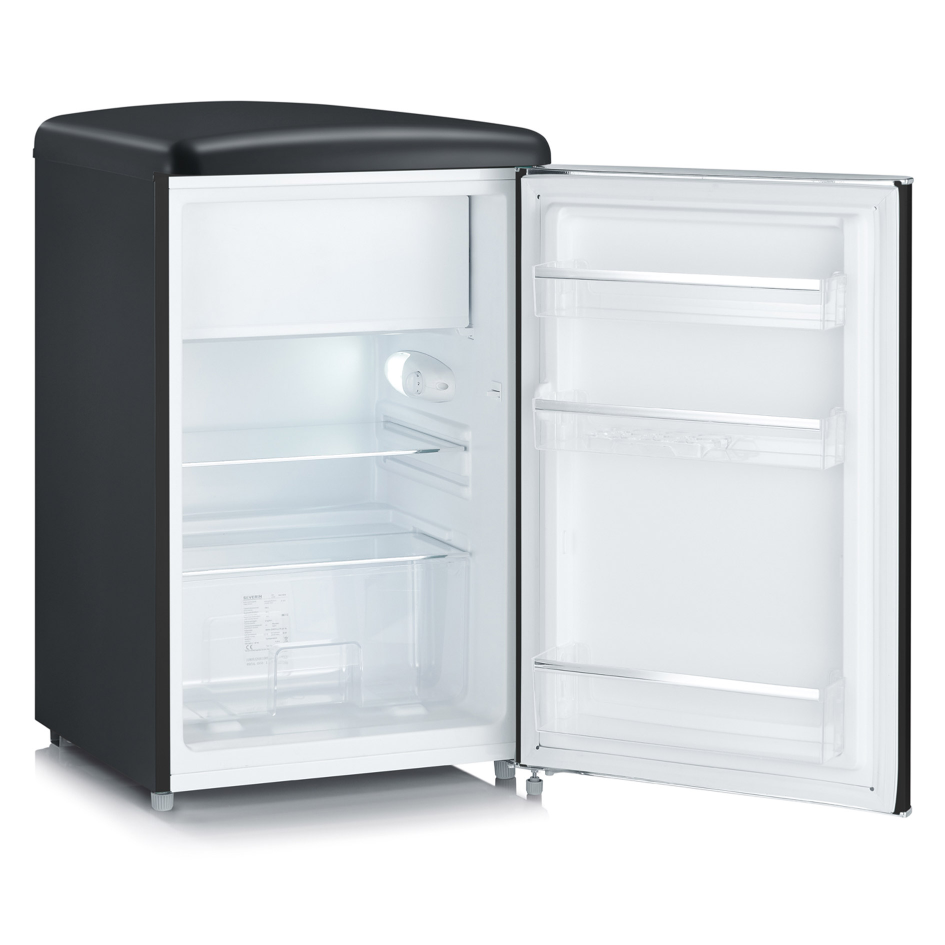 SEVERIN Retro-Kühlschrank RKS 8830 - schwarz - D
