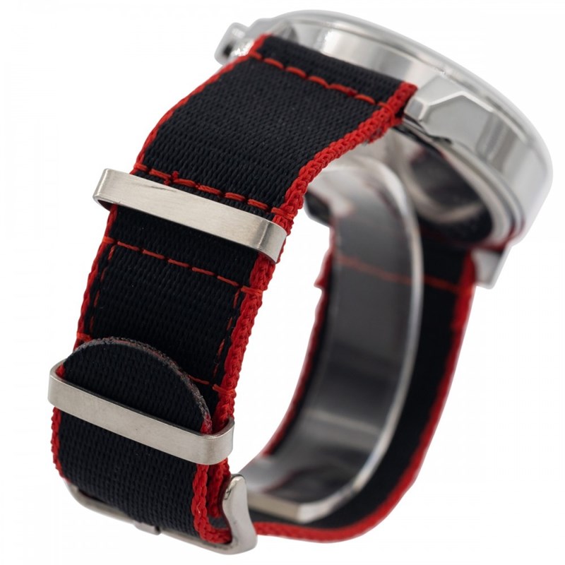 Montre Homme avec Bracelet Tissu Noir GIORGIO