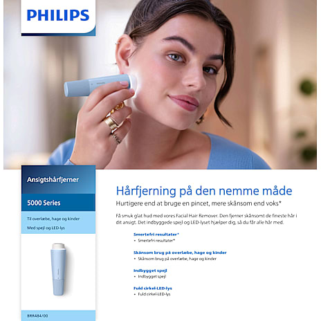 Philips ansigtshårfjerner 5000 series