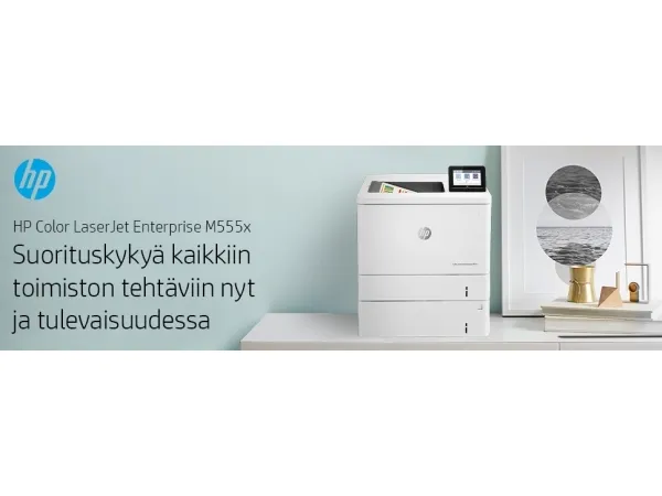 HP Color LaserJet Enterprise M555x - Printer - farve - Duplex - laser - A4/Legal - 1200 x 1200 dpi - op til 38 spm (mono) / op til 38 spm (farve) - kapacitet: 650 ark - USB 2.0, Gigabit LAN, Wi-Fi(n), USB 2.0 vært
